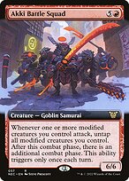 Esquadrão de Batalha Akki — Neon Dynasty Commander 57
