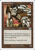 Golem de Chumbo — Classic Sixth Edition 296
