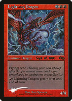 Dragão do Relâmpago — Urza's Saga Promos 202