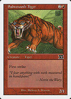 Tigre Dentes-de-sabre — Classic Sixth Edition 203