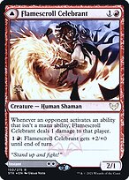 Celebrante do Fogaminho // Curtir o Silêncio — Strixhaven: School of Mages Promos 150s