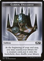 Garruk, Unleashed Emblem — Core Set 2021 Tokens 17