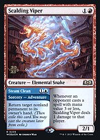 Víbora Escaldante // Limpeza a Vapor — Wilds of Eldraine Promos 235s