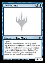 Devoted Jeskai — Unknown Event UU04b