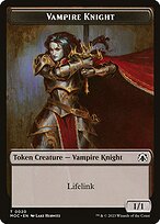 Vampire Knight — March of the Machine Commander Tokens 20