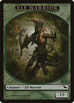 Elf Warrior — Shadowmoor Tokens 5