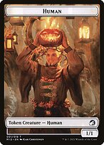 Human — Innistrad: Midnight Hunt Tokens 1