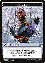 Teferi, Hero of Dominaria Emblem — Dominaria Tokens 16