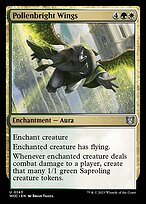 Asas de Pólen Brilhante — Wilds of Eldraine Commander 143