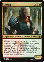 Stangg — The List A25-218