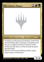 The Ancient Dingus — Unknown Event RZ04v