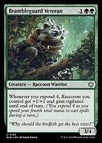 Brambleguard Veteran — Bloomburrow 165