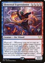 Expressionista Elemental — Strixhaven: School of Mages Promos 181p