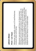 Jalira's Show — Black Lotus Unknown Planechase PLA029