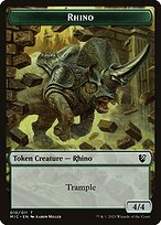 Rhino — Midnight Hunt Commander Tokens 10