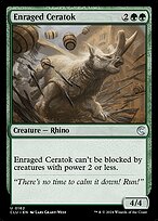 Ceratok Enfurecido — Ravnica: Clue Edition 162