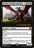 Demônio dos Esquemas Sombrios — Kaladesh Promos 73s