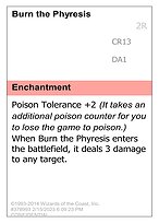 Burn the Phyresis — Unknown Event CR13