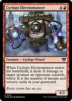 Eletromante Ciclope — Commander Masters 212