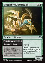 Disruptive Stormbrood // Petty Revenge — Tarkir: Dragonstorm 178