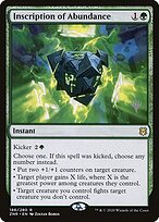 Epígrafe de Abundância — Zendikar Rising Promos 186p