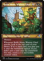 Rulik Mons, Chefona do Viveiro — Dominaria United 316
