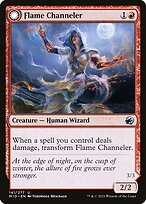 Canalizadora da Chama // Encarnação da Chama — Innistrad: Midnight Hunt 141