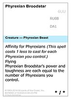 Phyrexian Broodstar — Unknown Event RU08