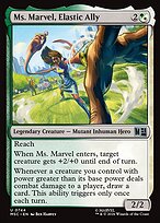 Ms. Marvel, Elastic Ally — Marvel Super Heroes Commander 744
