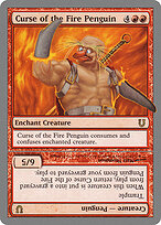 Curse of the Fire Penguin // Curse of the Fire Penguin Creature — Unhinged 73