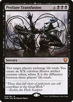 Transfusão Profana — Commander Legends 145