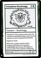 Interplanar Brushwagg — Mystery Booster Playtest Cards 2019 79