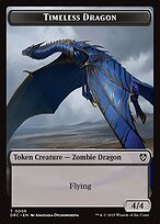 Timeless Dragon — Aetherdrift Commander Tokens 6