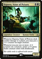 Hapatra, Vizir dos Venenos — Amonkhet Promos 199s
