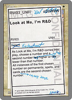 Look at Me, I'm R&D — Unhinged 17