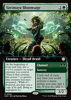 Yavimaya Bloomsage // Channel — Secrets of Strixhaven Commander 92