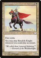 Cavaleiro de Benália — Weatherlight 9