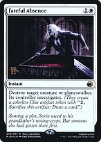 Ausência Fatídica — Innistrad: Midnight Hunt Promos 18s
