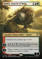 Domri, Anarquista de Nicol Bolas — Bloomburrow Commander 98