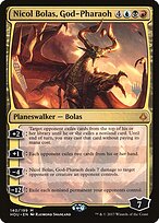 Nicol Bolas, Faraó-Deus — Hour of Devastation Promos 140p