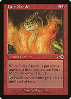 Manto Flamejante — Urza's Saga 186