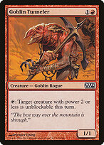 Cavador de Túneis Goblin — Magic 2012 142