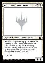 The Asker of More Mana — Unknown Event RW35a