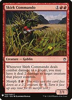 Comando de Skirk — The List A25-150