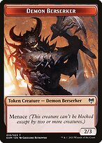 Demon Berserker — Kaldheim Tokens 10