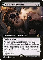 Maldição das Sanguessugas // Espreitador Sugador — Innistrad: Midnight Hunt 345