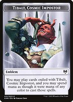 Tibalt, Cosmic Impostor Emblem — Kaldheim Tokens 21