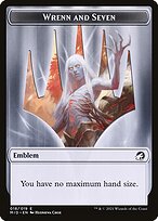 Wrenn and Seven Emblem — Innistrad: Midnight Hunt Tokens 18