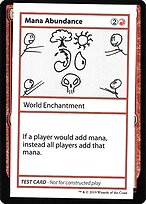 Mana Abundance — Mystery Booster Playtest Cards 2021 58