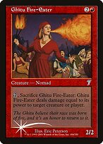 Engolidor de Fogo Ghitu — Seventh Edition 184★